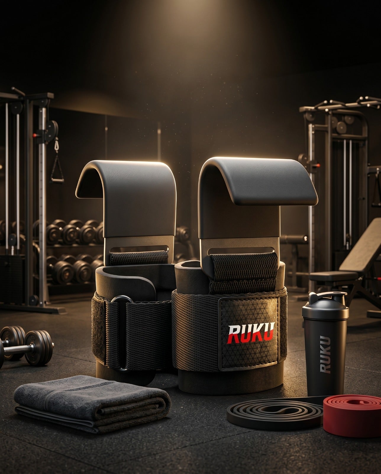 Weight Lifting Hooks Straps